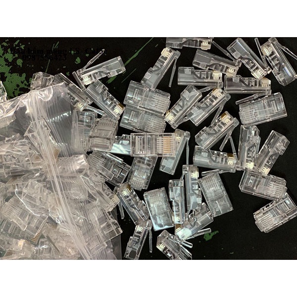 Hạt mạng,Đầu bấm mạng Cat6 UTP chân đồng