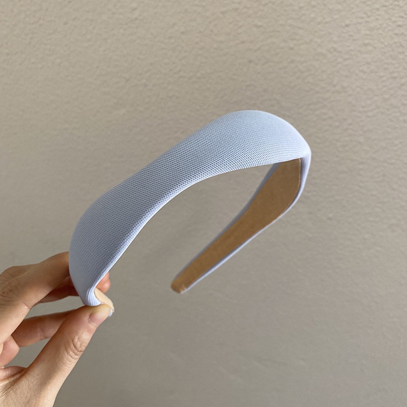 Băng Đô Cài Tóc Dạng Lượn Sóng Màu Kem Thời Trang Mùa Hè Hàn Quốc