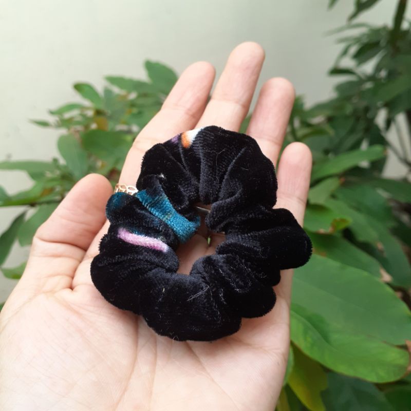 Dây cột tóc vải nhung Size nhỏ mã 20 (6-8cm)