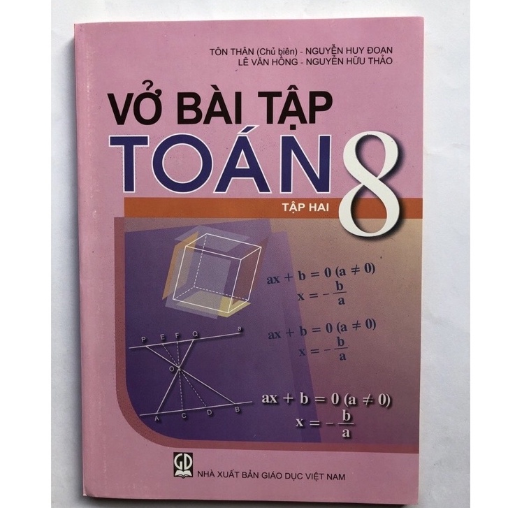 Sách - Vở bài tập toán 8 - Tôn Thân - NXB Giáo dục