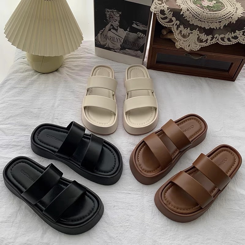 Dép Lê Đế Bằng 2 Quai Ngang Đi Biển,Đi Học,Đi Chơi - Mã DEP10