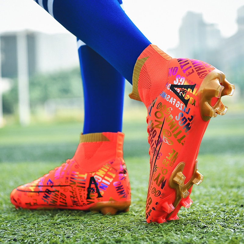 Giày Bốt Đá Banh Chống Trượt Đinh Dài Size 34-45 Chuyên Dụng Cho Nam Và Nữ