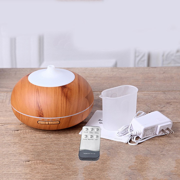 Máy xông tinh dầu, phun sương tạo độ ẩm, có đèn LED cho phòng làm việc / phòng ngủ [ Hàng Cao Cấp ]