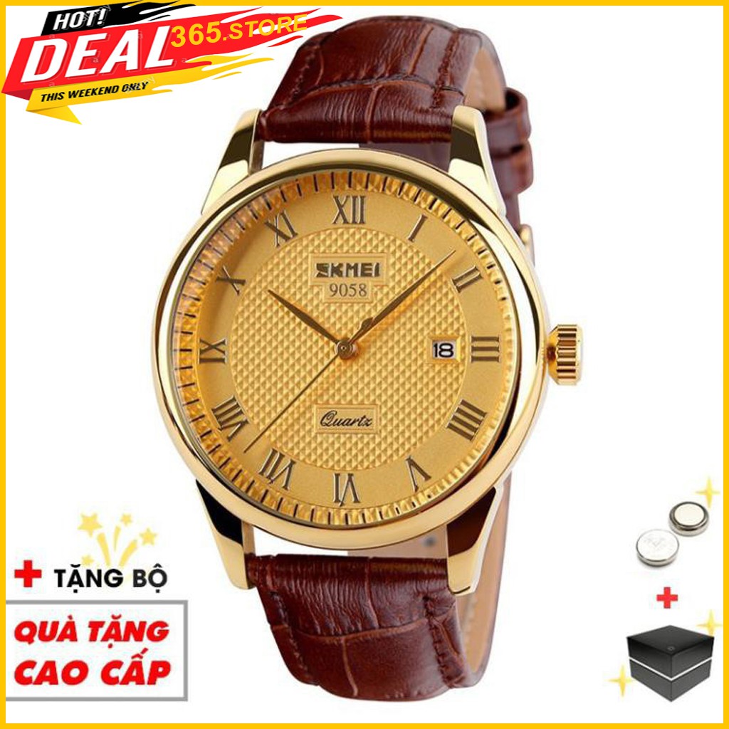 [Chính Hãng] Đồng Hồ Nam SKMEI 9058, Đồng Hồ Nam Dây Da, Sang Trọng, Lịch sự - 365.Store | BigBuy360 - bigbuy360.vn