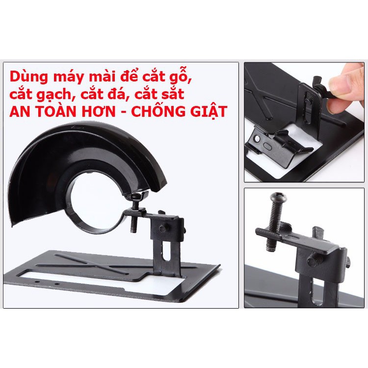 Bộ Chuyển Máy Mài Thành Máy Cắt Gạch, Cắt Gỗ có bàn