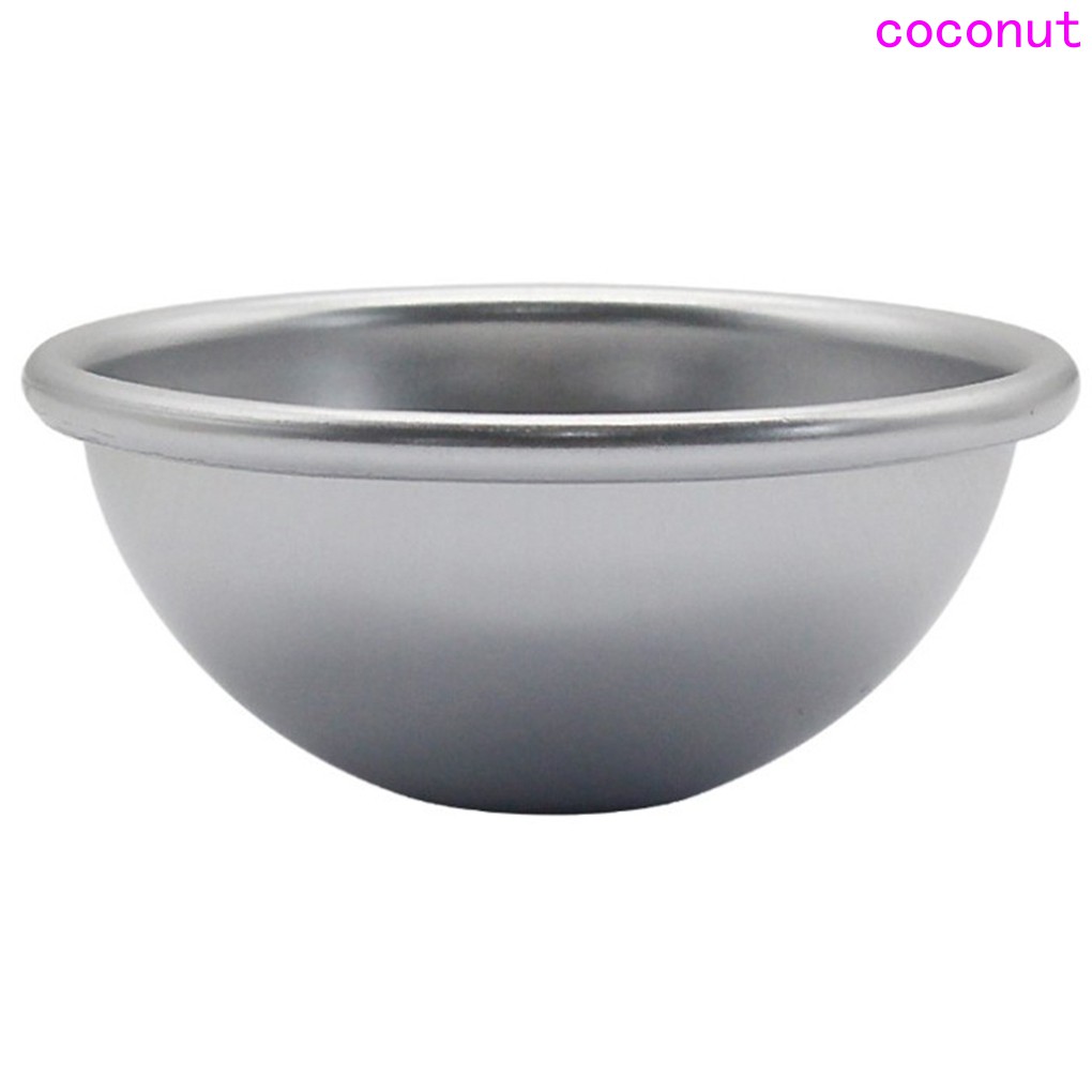 Set 3 Khuôn Làm Bánh Hình Bán Cầu Bằng Hợp Kim Nhôm