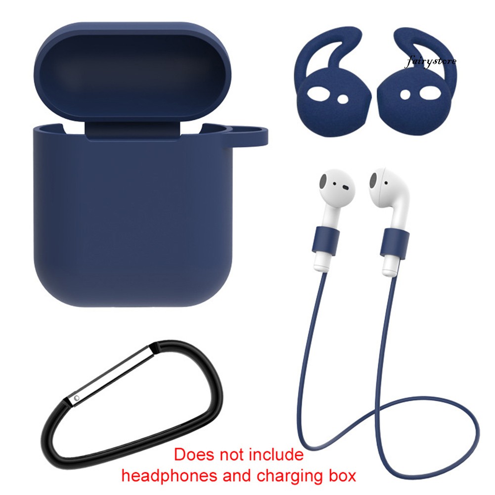 Bộ 4 Túi Đựng Tai Nghe Bluetooth Kèm Dây Cáp
