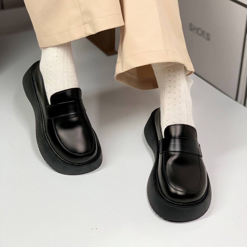 GIÀY ULZZANG NỮ ĐẾ BẰNG PHONG CÁCH TIỂU THƯ LOLITA ĐỘC QUYỀN LOVESHOES MÃ 131