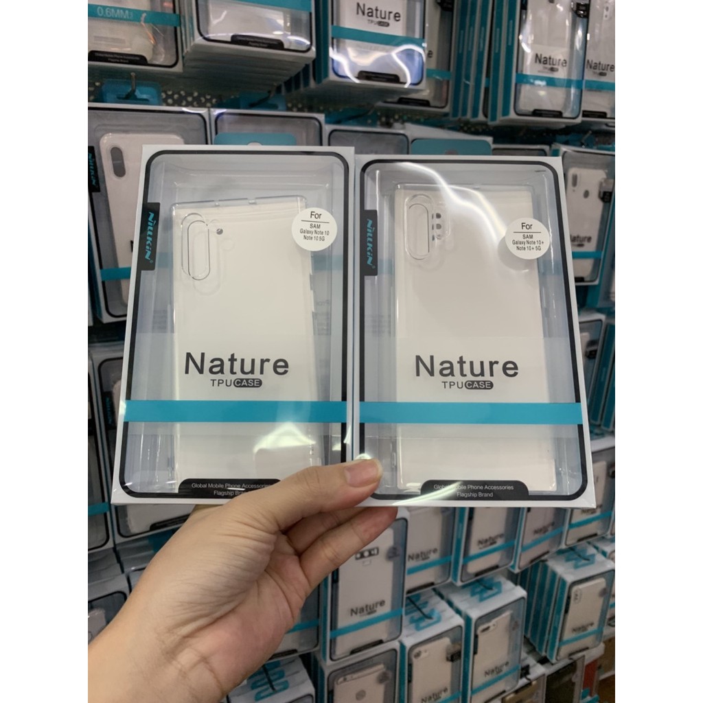 Ốp lưng dẻo cho Samsung Galaxy Note 10/ Note 10 Plus/ Note 10+ 5G Silicon Trong suốt