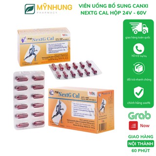NEXTGCAL- VIÊN UỐNG BỔ SUNG CANXI CHO MỌI LỨA TUỔI hộp 24 viên và hộp 60 viên