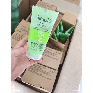 [SẴN] Simple - Sữa rửa mặt xanh lá (Facial wash) 150ml