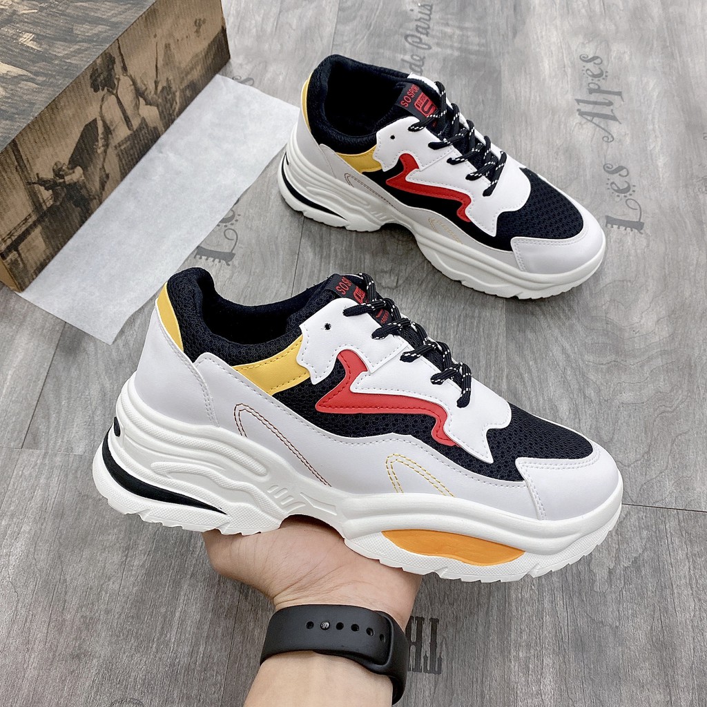 [FreeShip - Hàng xịn] Giày thê thao nam, giày nam độn đế tăng chiều cao 5 cm G038 | BigBuy360 - bigbuy360.vn