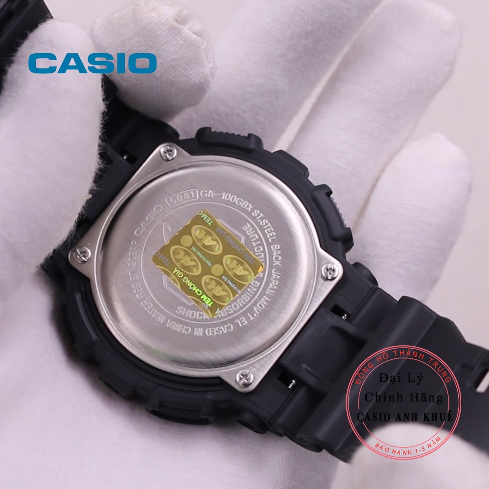 Đồng hồ Nam Casio G-Shock Nam GA-100GBX-1A9DR cỡ 51mm