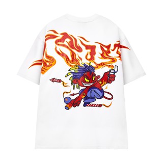 Áo thun TSUN Fire Mascot Tee - Trắng - Unisex