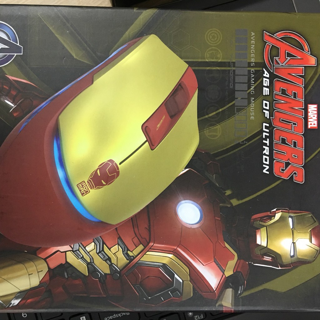 Chuột Gaming E-Blue EMS145 phiên bản Iron Man - Bảo hành 12 tháng