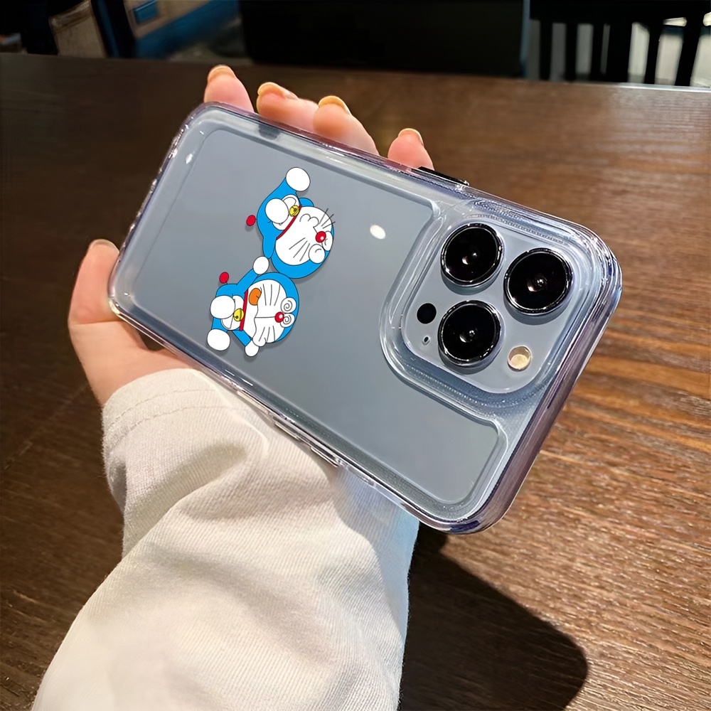 Ốp Điện Thoại Hình Doraemon Dễ Thương Cho iphone 14ProMax 14Plus 13 11 12 7Plus X XR XS Max