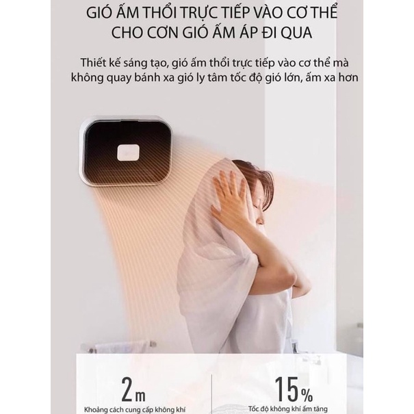 Quạt sưởi thổ gió nóng / lạnh media - sẵn hàng