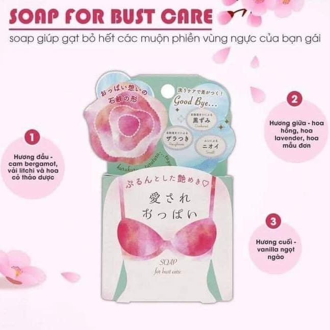 Xà Phòng Dành Cho Vùng Ngực Pelican Lovely Boobs Care Soap (70g)