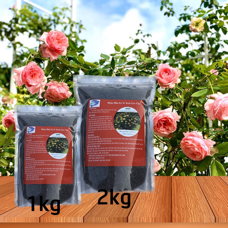 Phân Hữu Cơ Vi Sinh Cao Cấp VITOT, Phân bón cho hoa, cây cảnh
