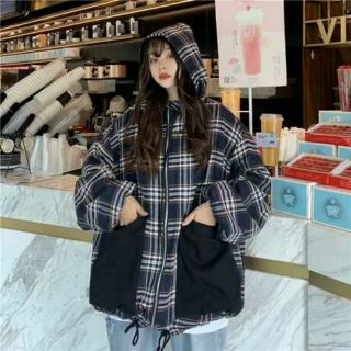 Áo Khoác Ulzzang ( MẶC ĐƯỢC 2 MẶT )