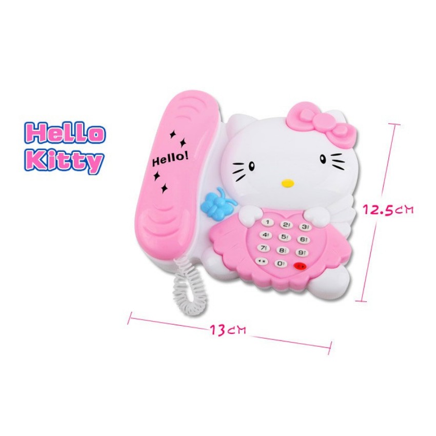 Đồ Chơi Đàn Hello Kitty Gồm 3 Chiếc Khác Biệt, Màu Hồng Đặc Trưng, Phát Nhạc Vui Nhộn, Thiết Kế Bắt Mắt - MEOMEOSHOP2021