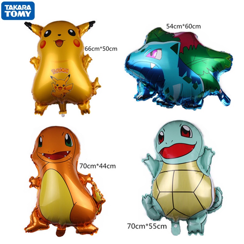 Bong Bóng Phim Nhôm Hình Pikachu Trang Trí Tiệc Sinh Nhật / Giáng Sinh