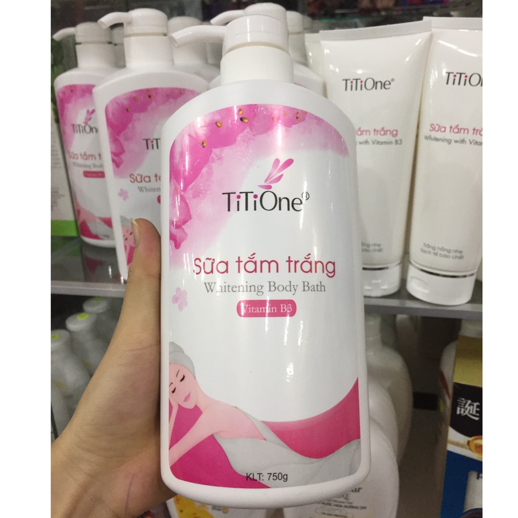 MẪU MỚI Sữa tắm trắng titione 750g/200G