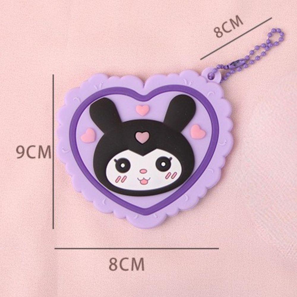 Móc Khóa Mặt Gương Nhỏ Nhắn Hoạ Tiết Kuromi My Melody Cinnamoroll
