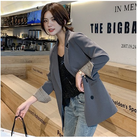 Women Small Jacket women's wild fashion British Style Matching Jacket Coat