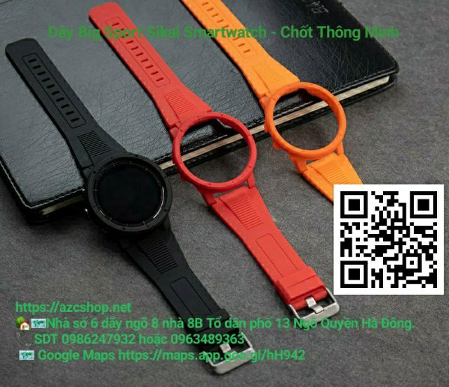 Dây Big Sport Sikai Smartwatch 20MM-22MM - Chốt Thông Minh