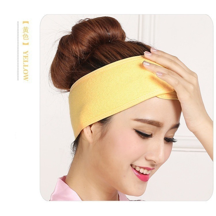 Băng đô cài tóc co giãn thấm hút mồ hôi dùng cho spa