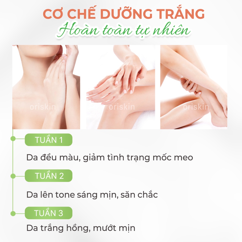 Kem Dưỡng Trắng Da Body Oriskin Body Skin Up Whitening Cream, Dưỡng Trắng Da Toàn Thân