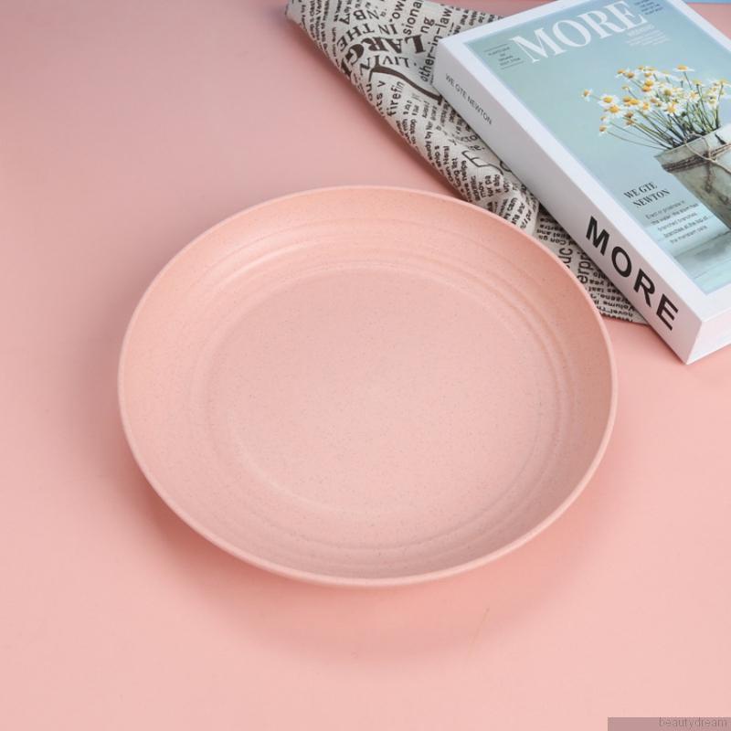 Đĩa tròn 23cm màu sắc dễ thương