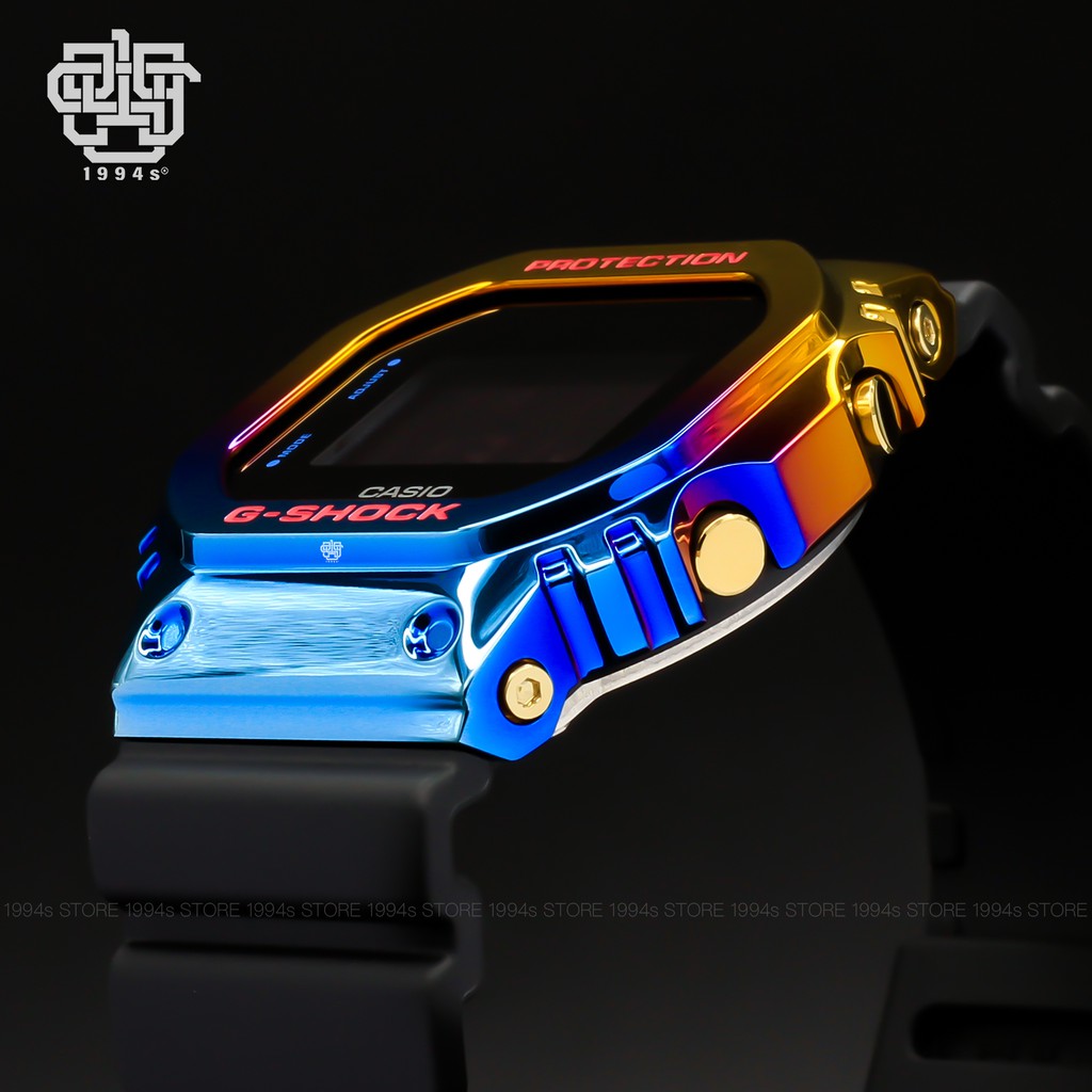 Đồng hồ nam/nữ Casio G-Shock GM-5600 / GM-5600SN-1 chống va đập, vỏ thép mạ ion, chống nước 200m, hàng chính hãng