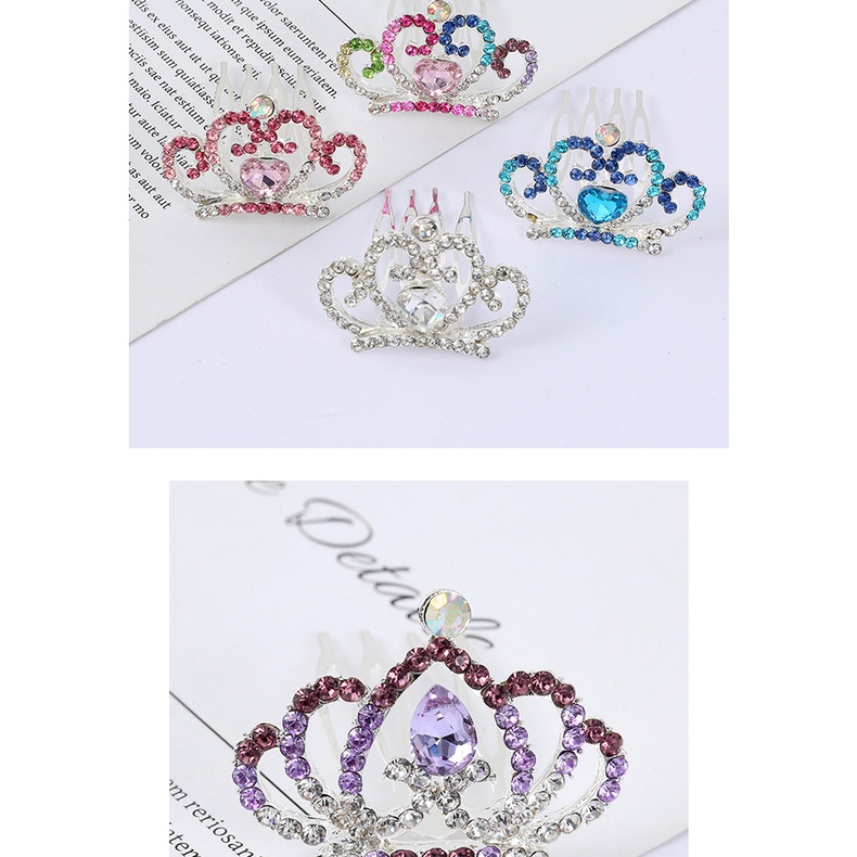 Cài tóc vương miện size nhỏ mini cho bé gái