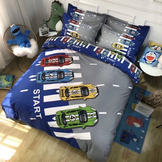 Set chăn ga gối Cotton lụa cho bé trai