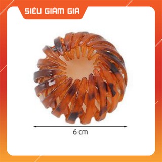 Chụp búi tóc tròn - kẹp tóc dạng tròn co giãn