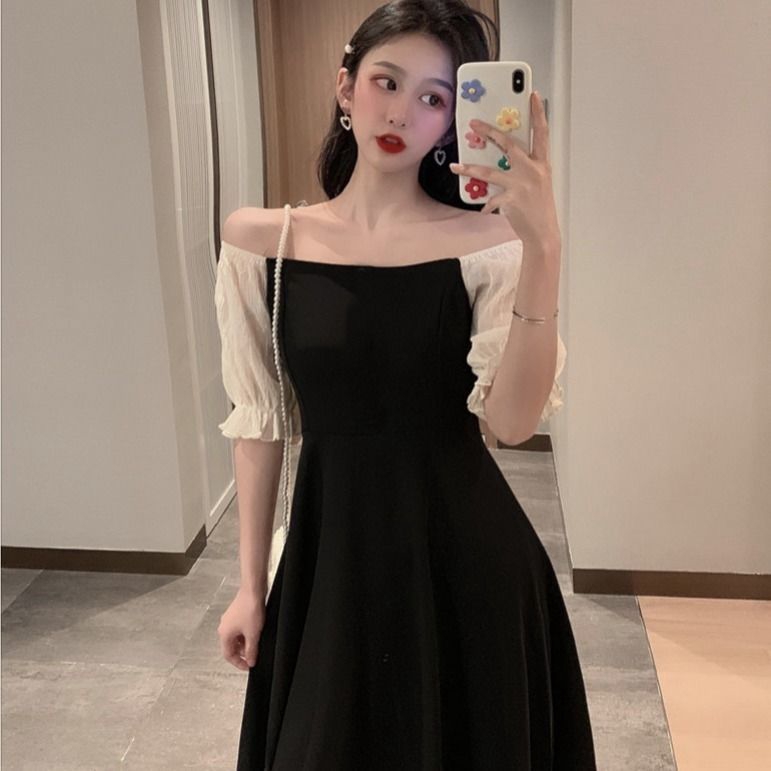 Đầm Nữ Trễ Vai Tay Phồng Thời Trang Quyến Rũ | BigBuy360 - bigbuy360.vn