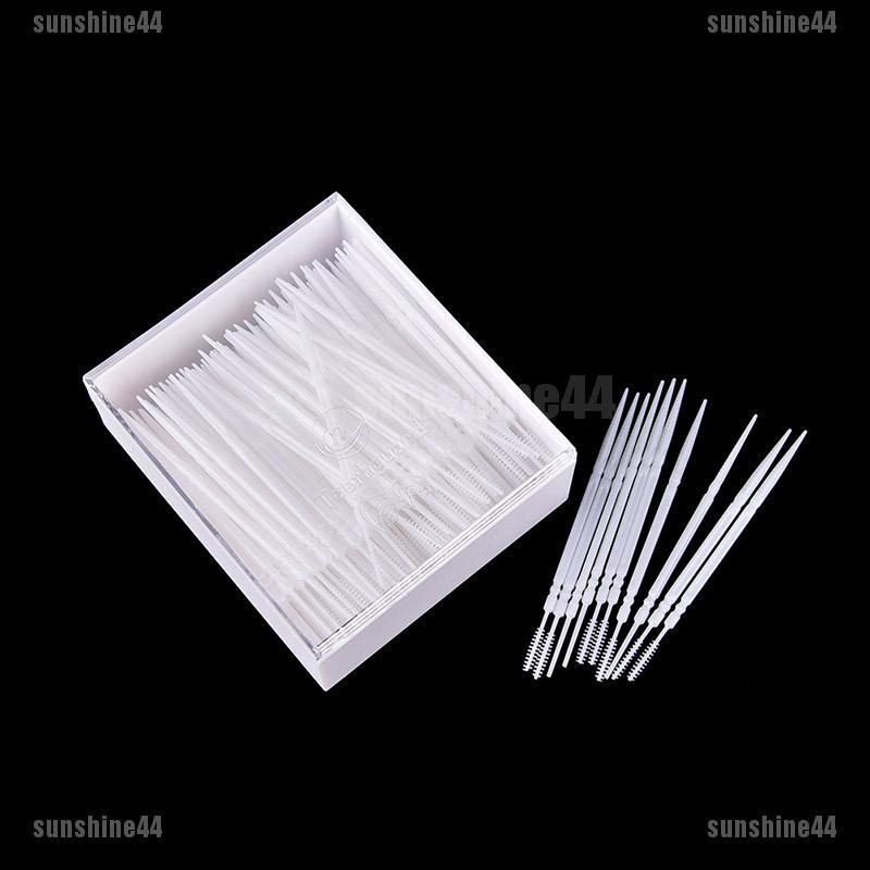 Bộ 300 tăm xỉa răng 2 đầu bằng nhựa tiện dụng