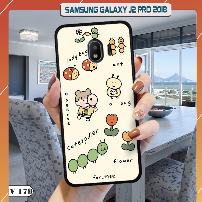 Ốp nhám viền dẻo cho điện thoại Samsung Galaxy J2 Pro 2018