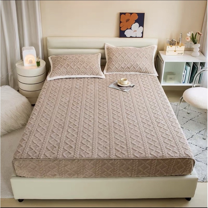 Ga gối cừu Tafurong mềm mượt siêu ấm không rụng lông SHOP VŨ THỊ THƠM