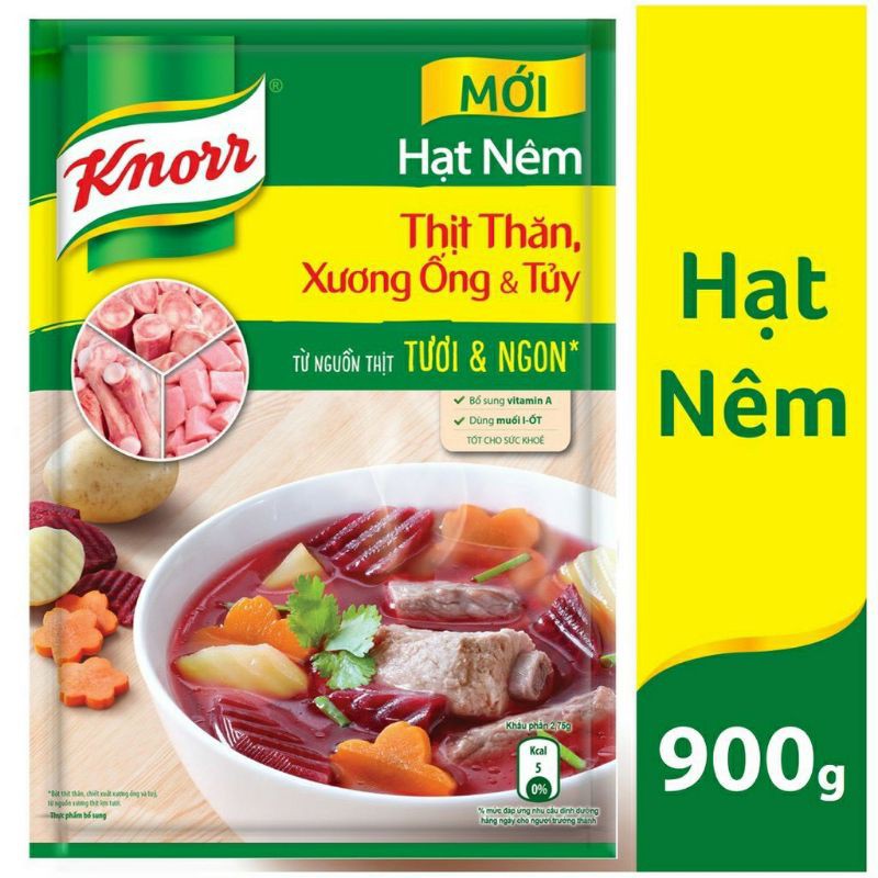 Hạt Nêm Knorr Từ Nguồn Thịt Tươi&Ngon 170g/350g/900g