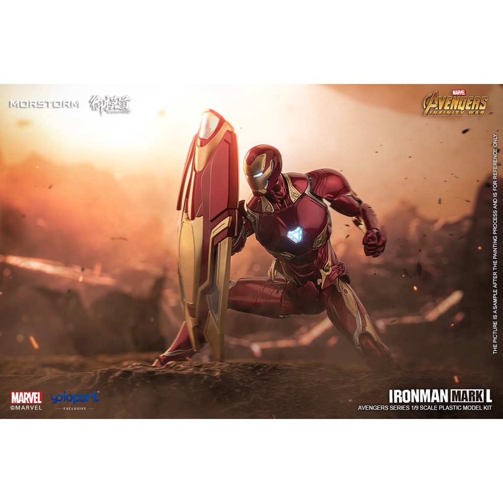 Mô Hình Lắp Ráp E-Model x Morstorm 1/9 Ironman Mark50 MK50 Deluxe Version
