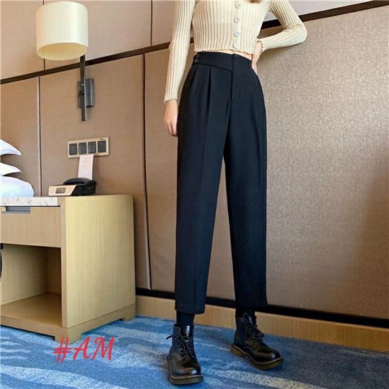 Quần baggy Bigsize  2 cúc sườn (60-88kg) MS18