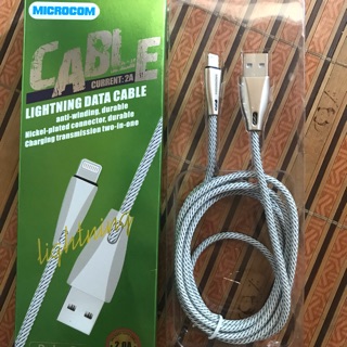 Cáp sạc 2A Microcom cho Iphone