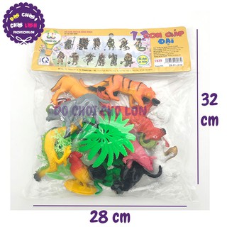 Bộ đồ chơi 12 con giáp ĐẠI bằng nhựa Thành Lộc T839 - Mô hình động vật cho bé