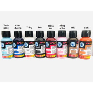 Combo 8 Màu Pha Nhựa Acrylic Resin - Trường Thịnh Epoxy