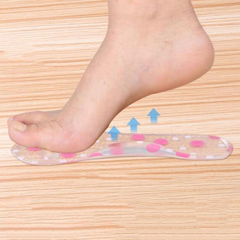 Feet Care Liner Silica Gel Stickers Transparent Slip-resistant Foot Shoes Stickers Cushion Pads