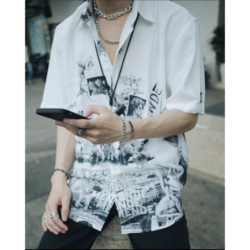 [FULLTAG CHÍNH HÃNG] Sơmi MENDE KNIGHT ANGLES | Chuẩn Cao Cấp 1:1 | TẶNG GIẤY THƠM - Sơ mi Lụa CNK 100% | BigBuy360 - bigbuy360.vn