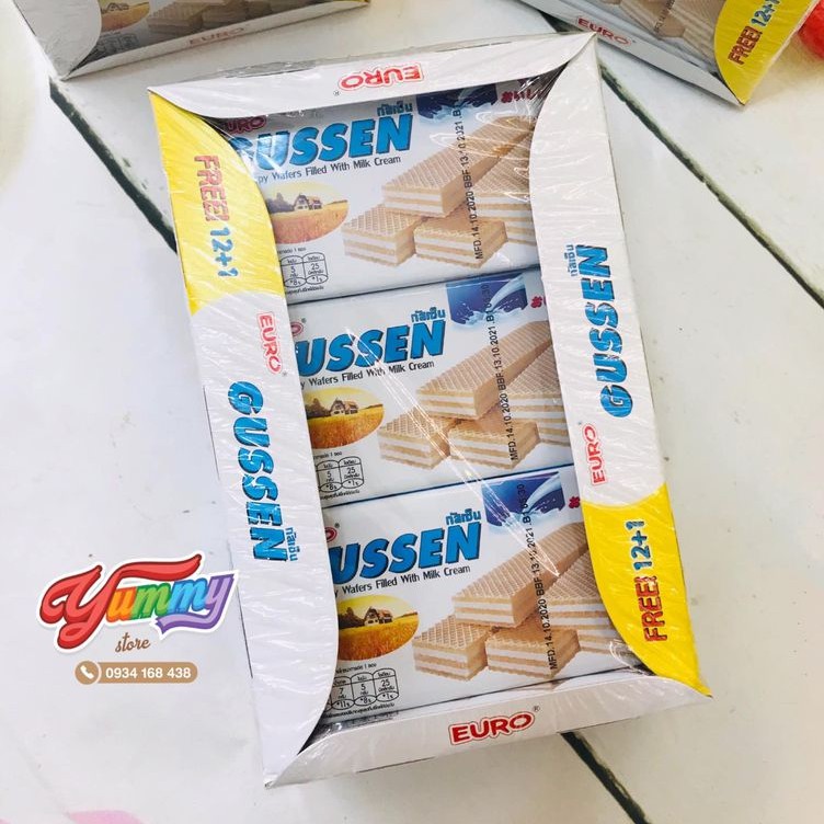 Bánh Xốp Kem Sữa Gussen